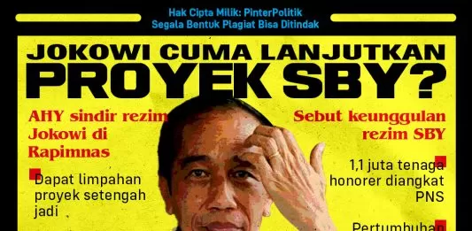 infografis jokowi cuma lanjutkan proyek sby
