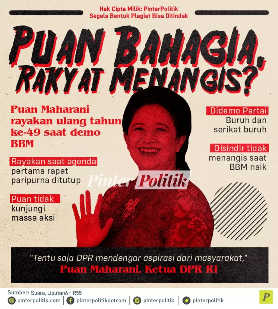 infografis puan bahagia rakyat menangis