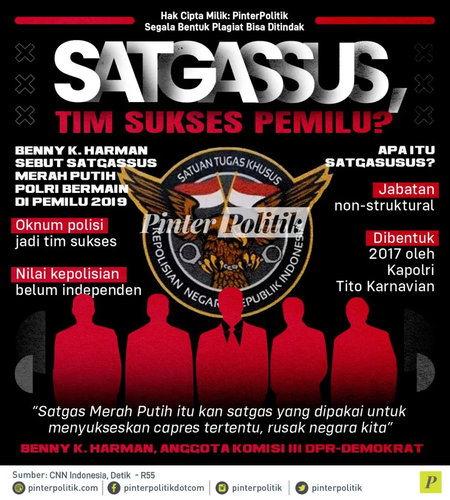 infografis satgassus tim sukses pemilu