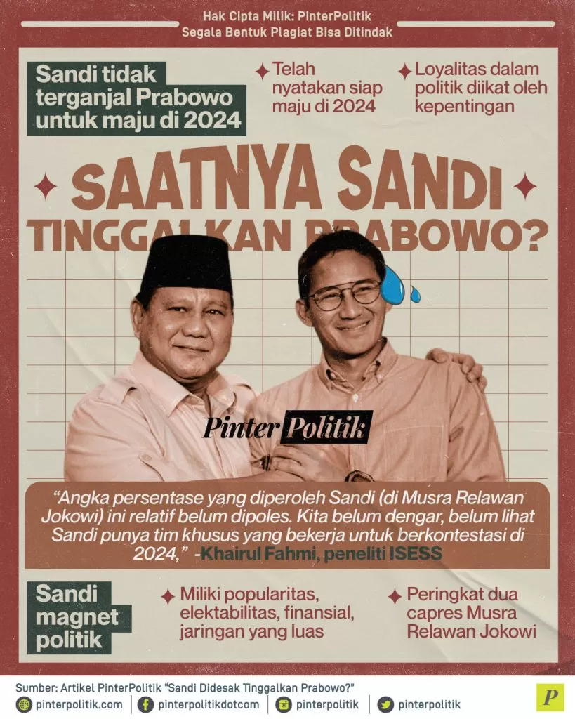 saatnya sandi tinggalkan prabowo