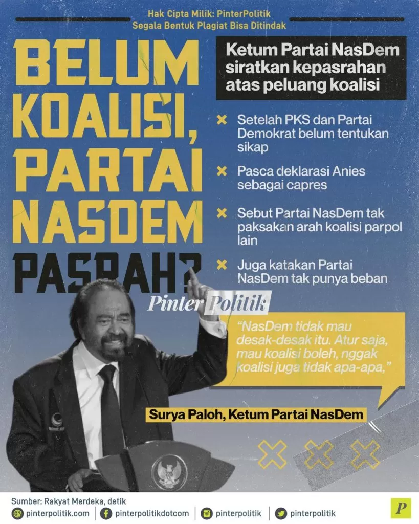 belum koalisi partai nasdem pasrah