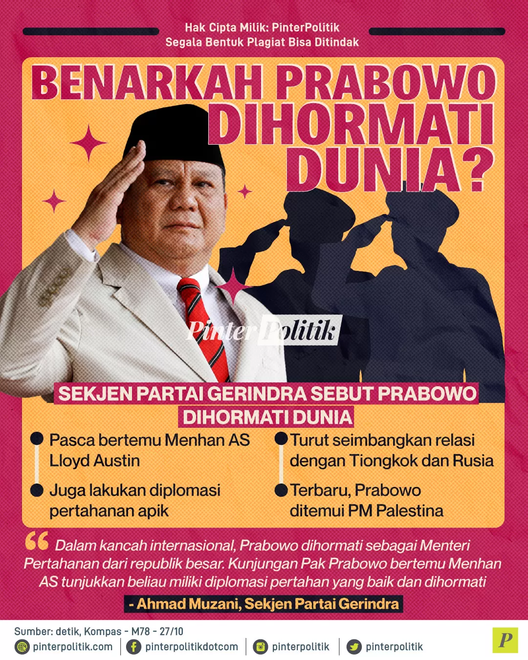 benarkah prabowo dihormati dunia ed.