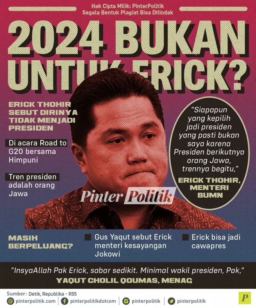 infografis 2024 bukan untuk erick