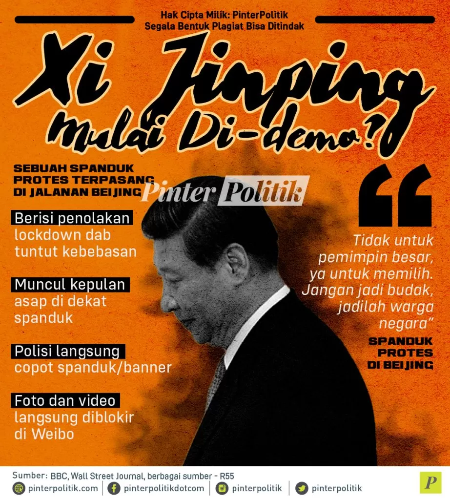 infografis xi jinping mulai di demo