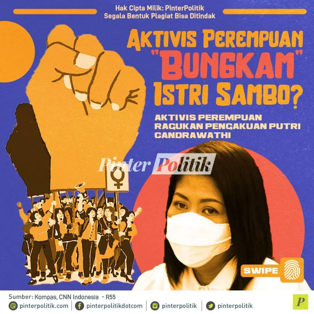 infografis aktivis perempuan bungkam istri sambo 1