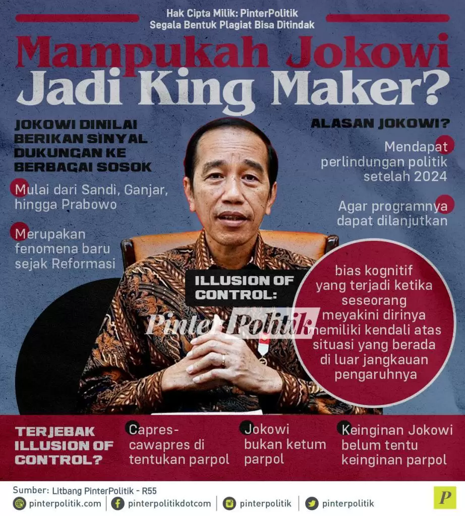 infografis mampukah jokowi jadi king maker