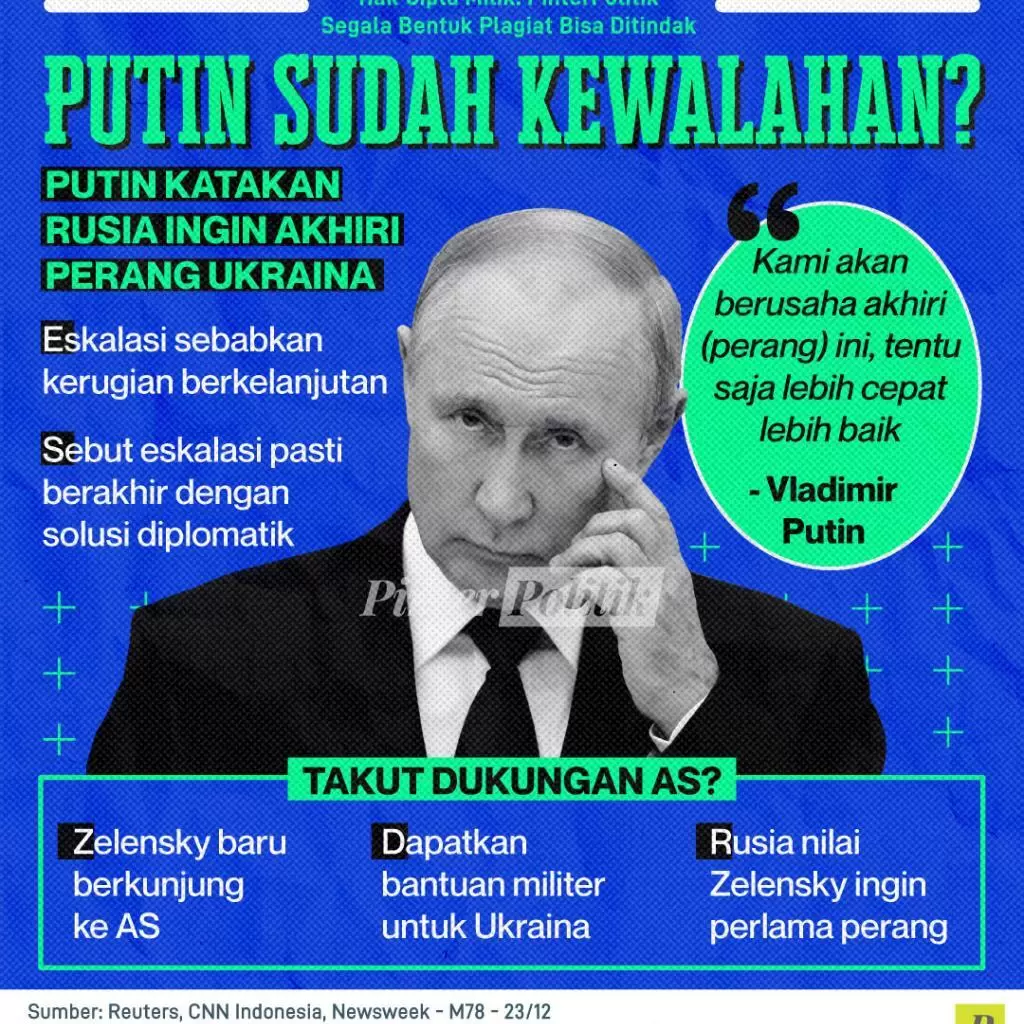 putin sudah kewalahan ed.