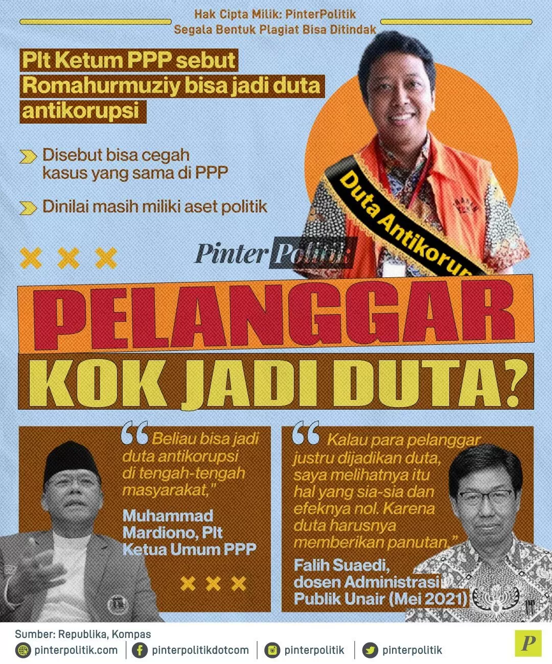 pelanggar kok jadi duta