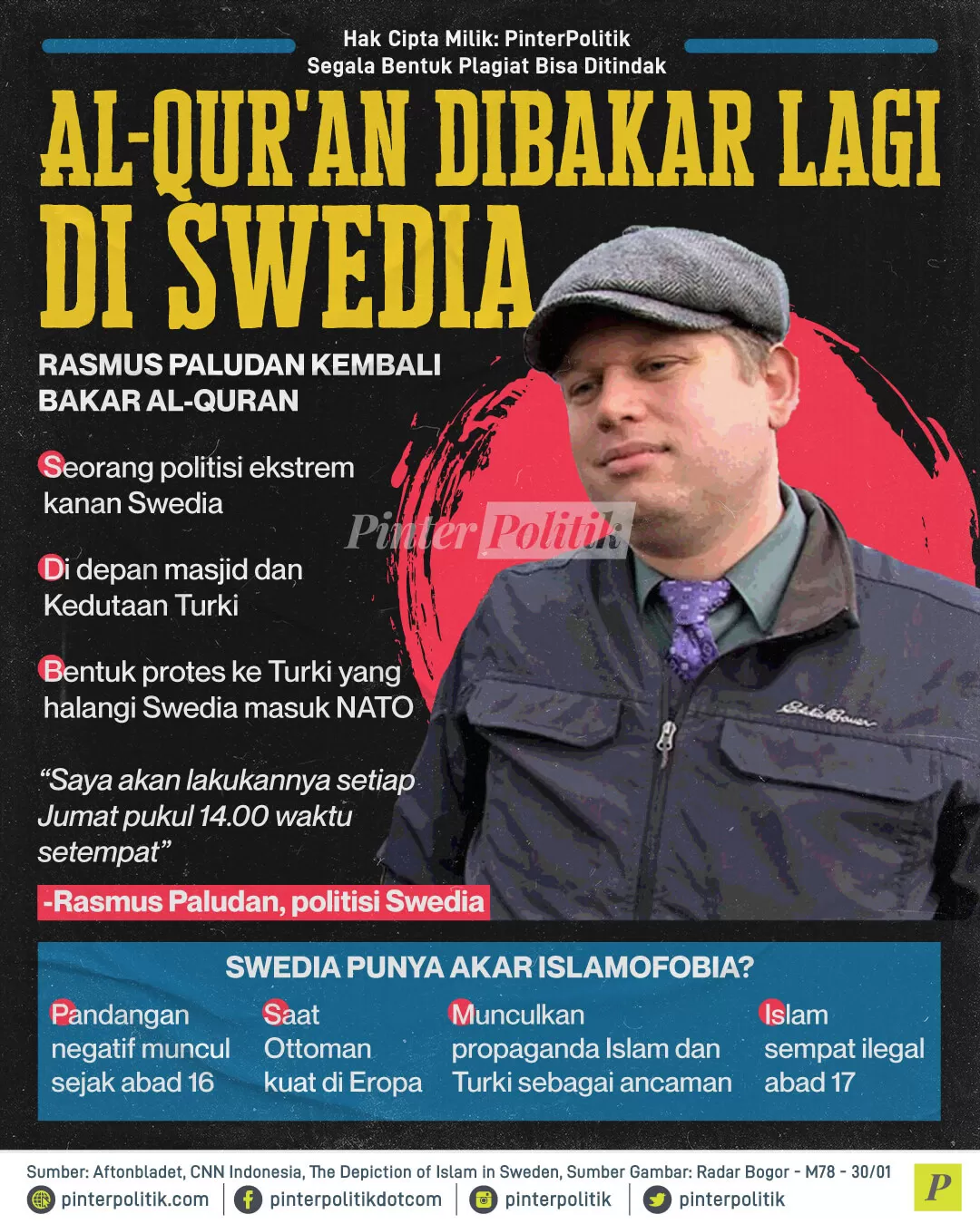 al quran dibakar lagi di swedia ed.