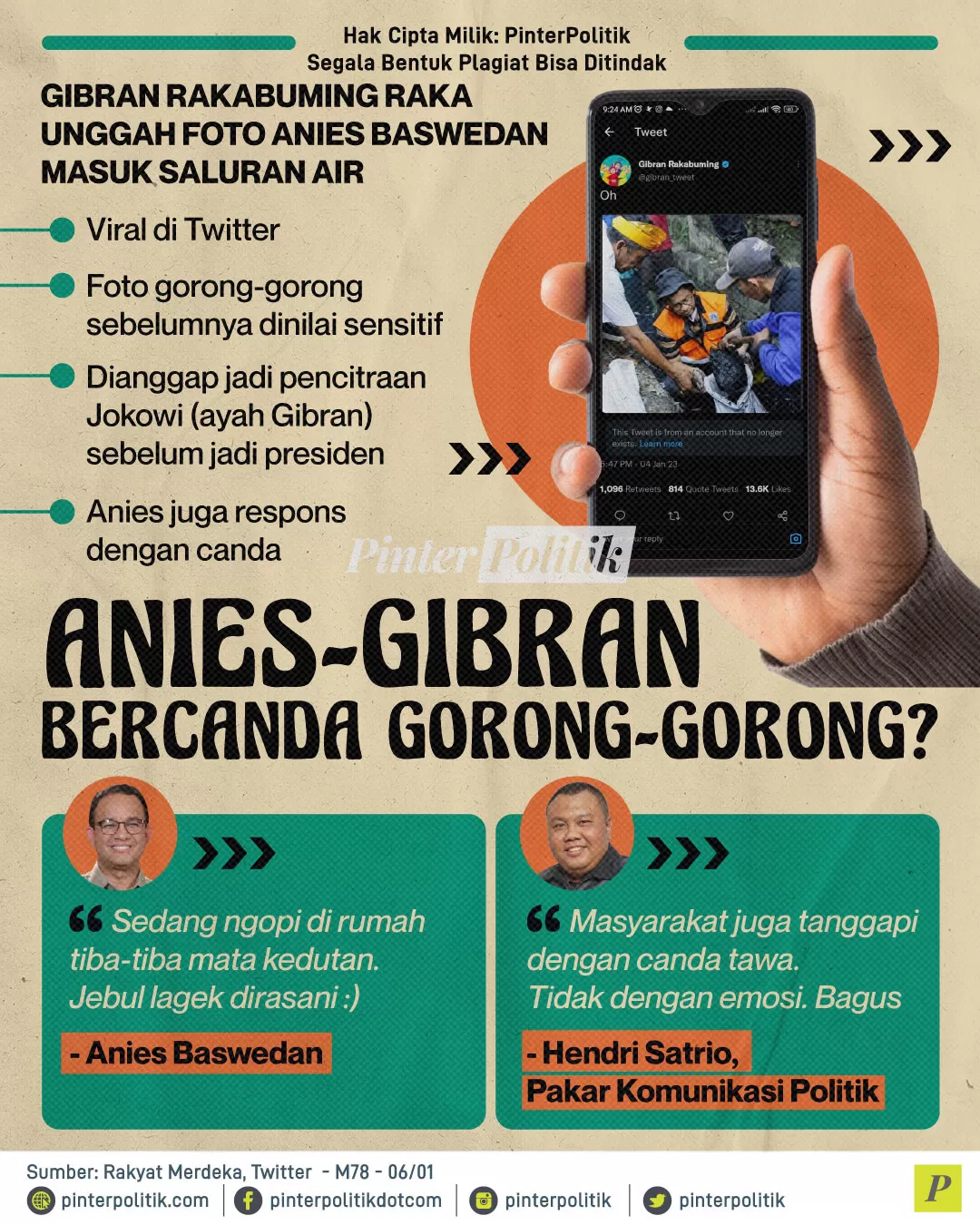 anies gibran bercanda gorong gorong ed.