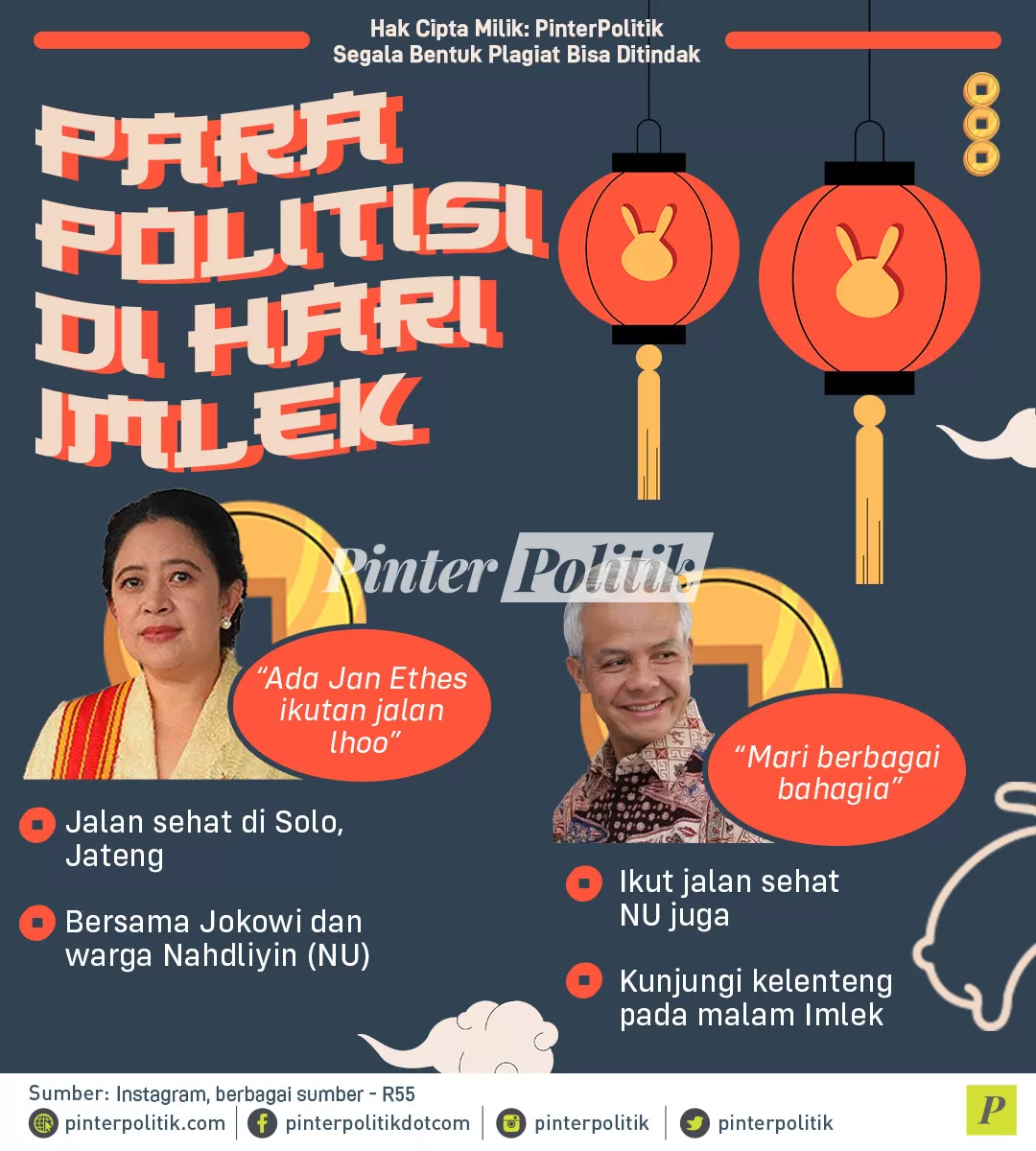 infografis para politisi di hari imlek 1