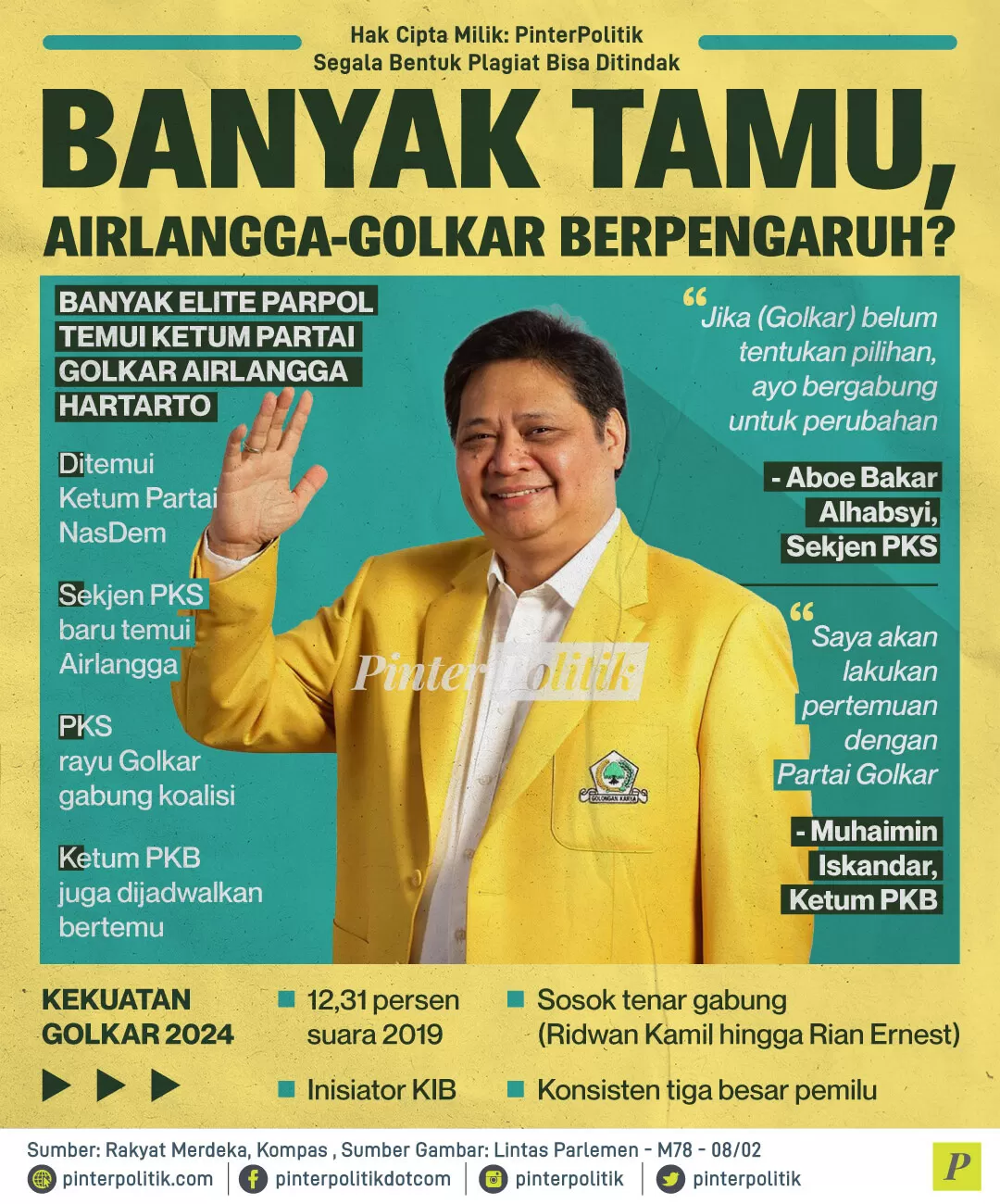 banyak tamu airlangga golkar berpengaruh ed.