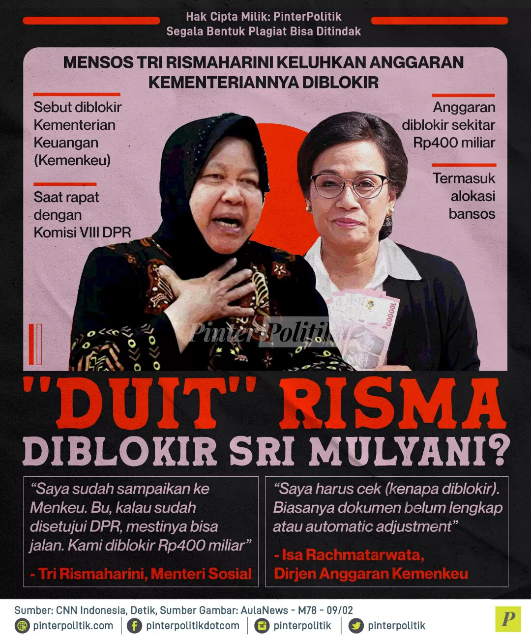duit risma diblokir sri mulyani ed.