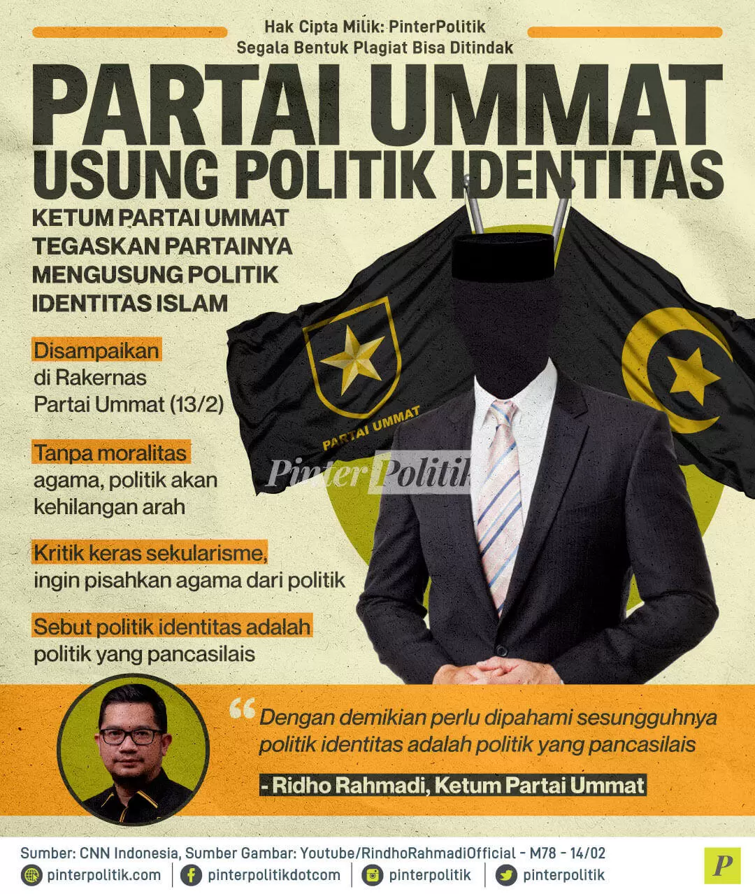 partai ummat usung politik identitas ed. 1