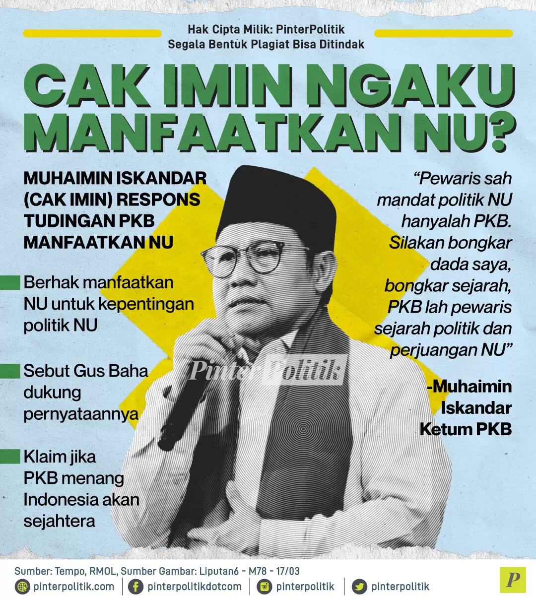 cak imin ngaku manfaatkan nu