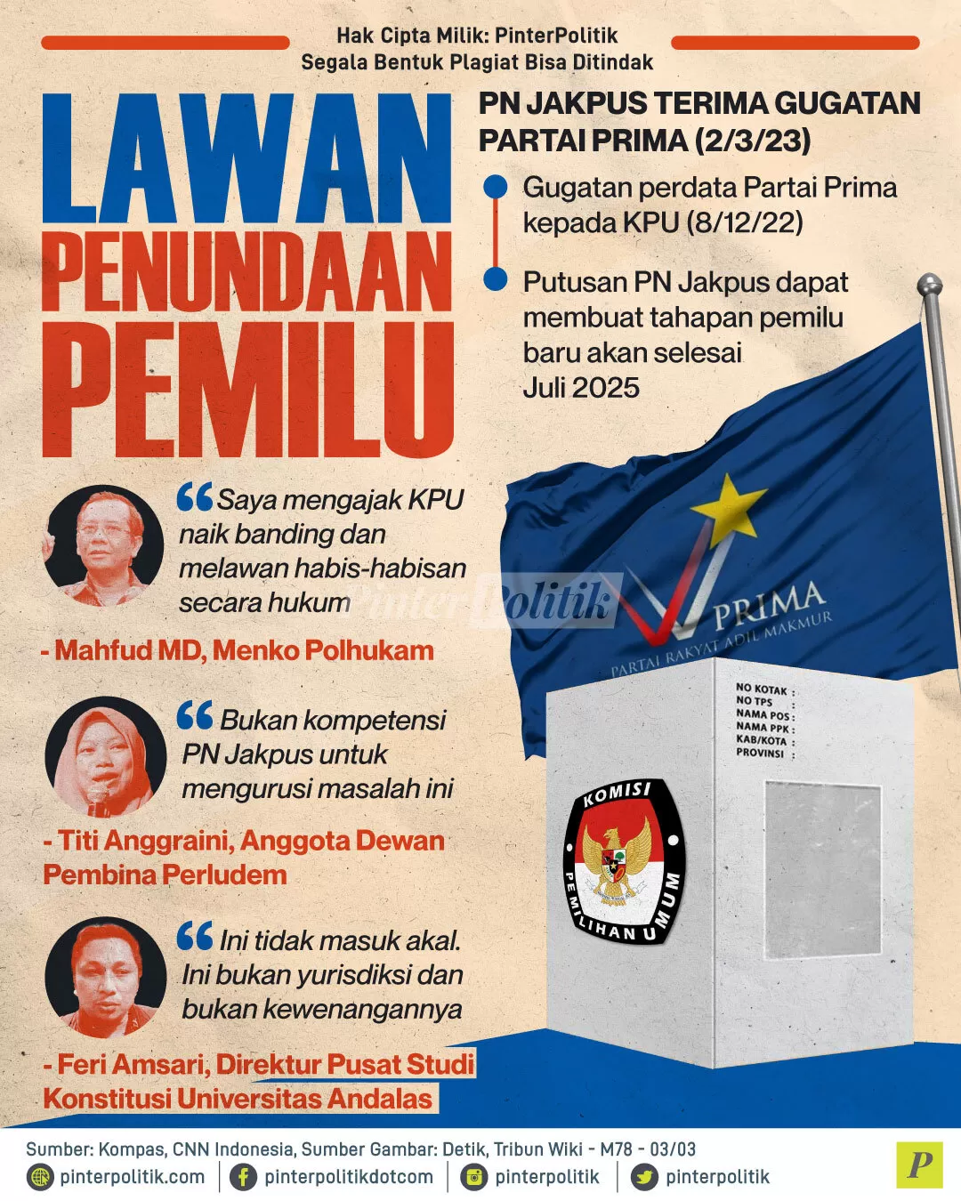 lawan penundaan pemilu