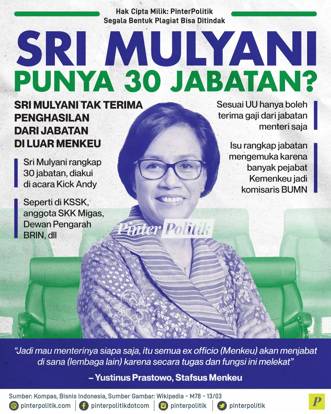 sri mulyani punya 30 jabatan