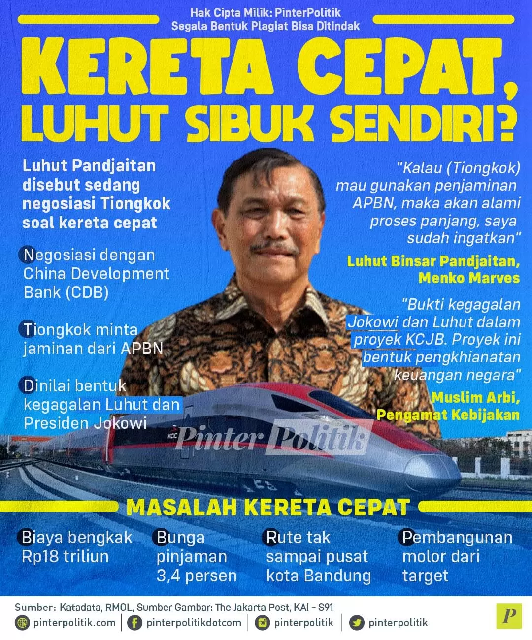 kereta cepat luhut sibuk sendiri