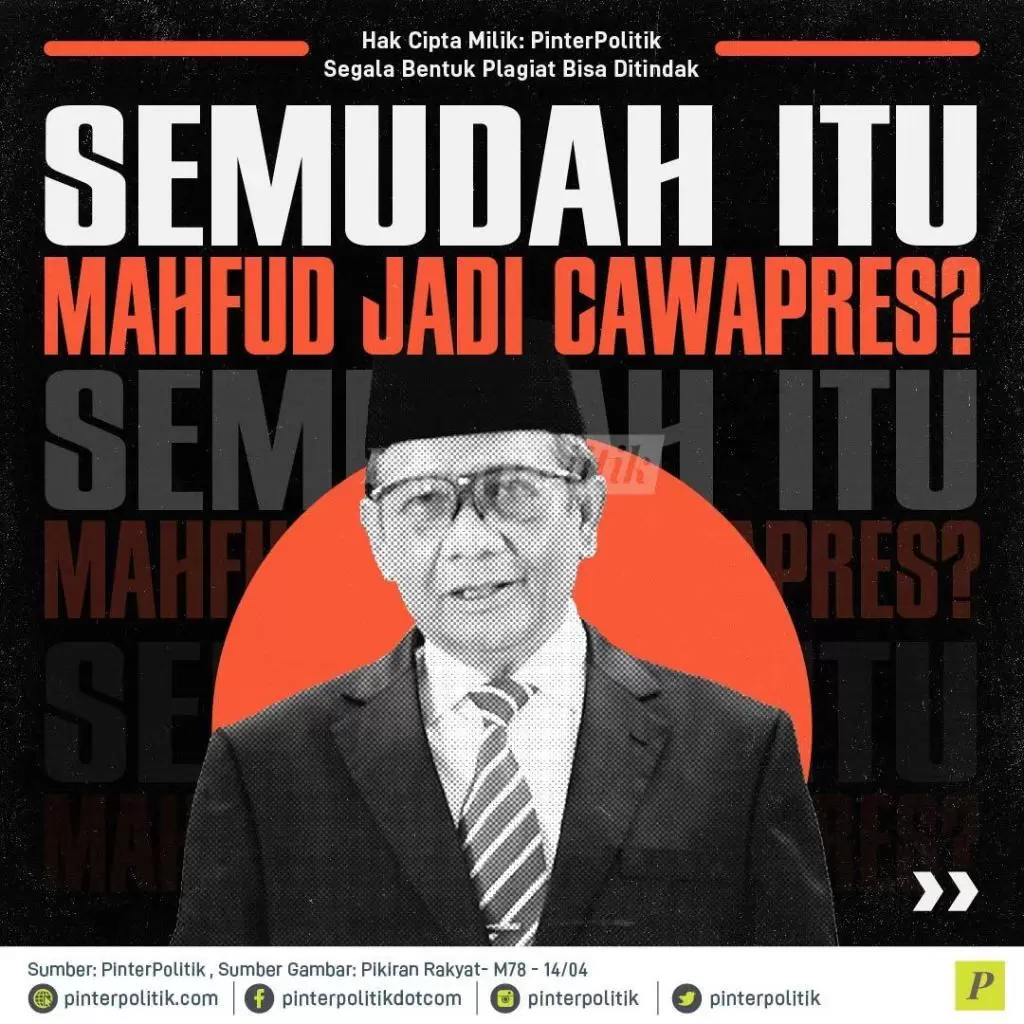 semudah itu mahfud jadi cawapres 01