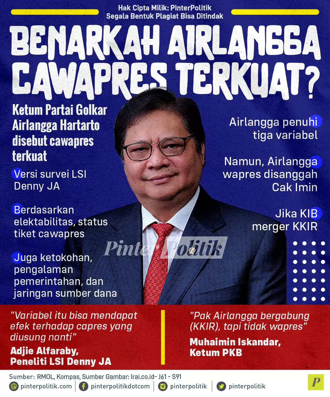 benarkah airlangga cawapres terkuat