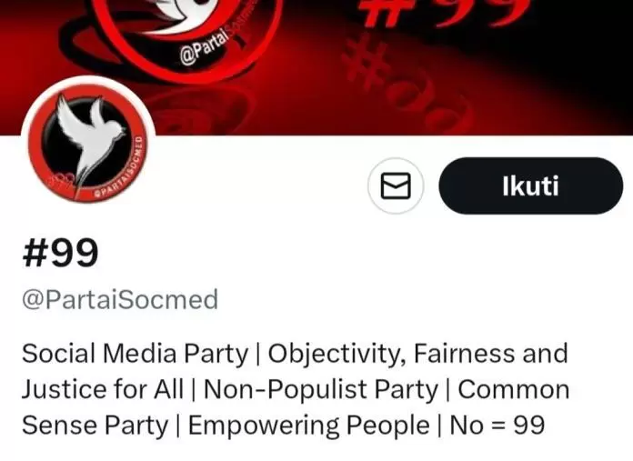 Kekuatan di Balik Partai Socmed (@PartaiSocmed)