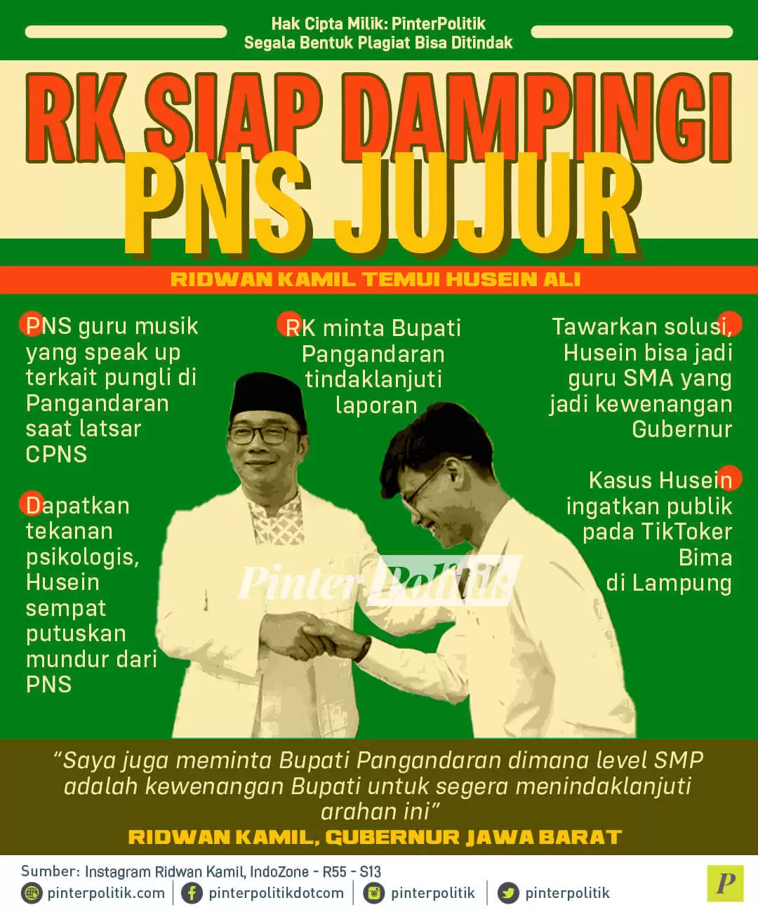 infografis rk siap dampingi pns jujur