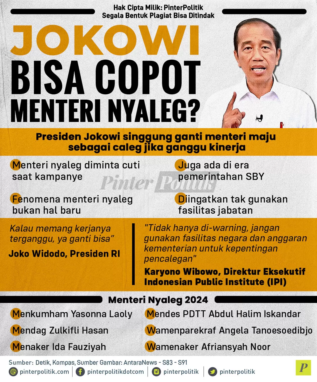 jokowi bisa copot menteri nyaleg