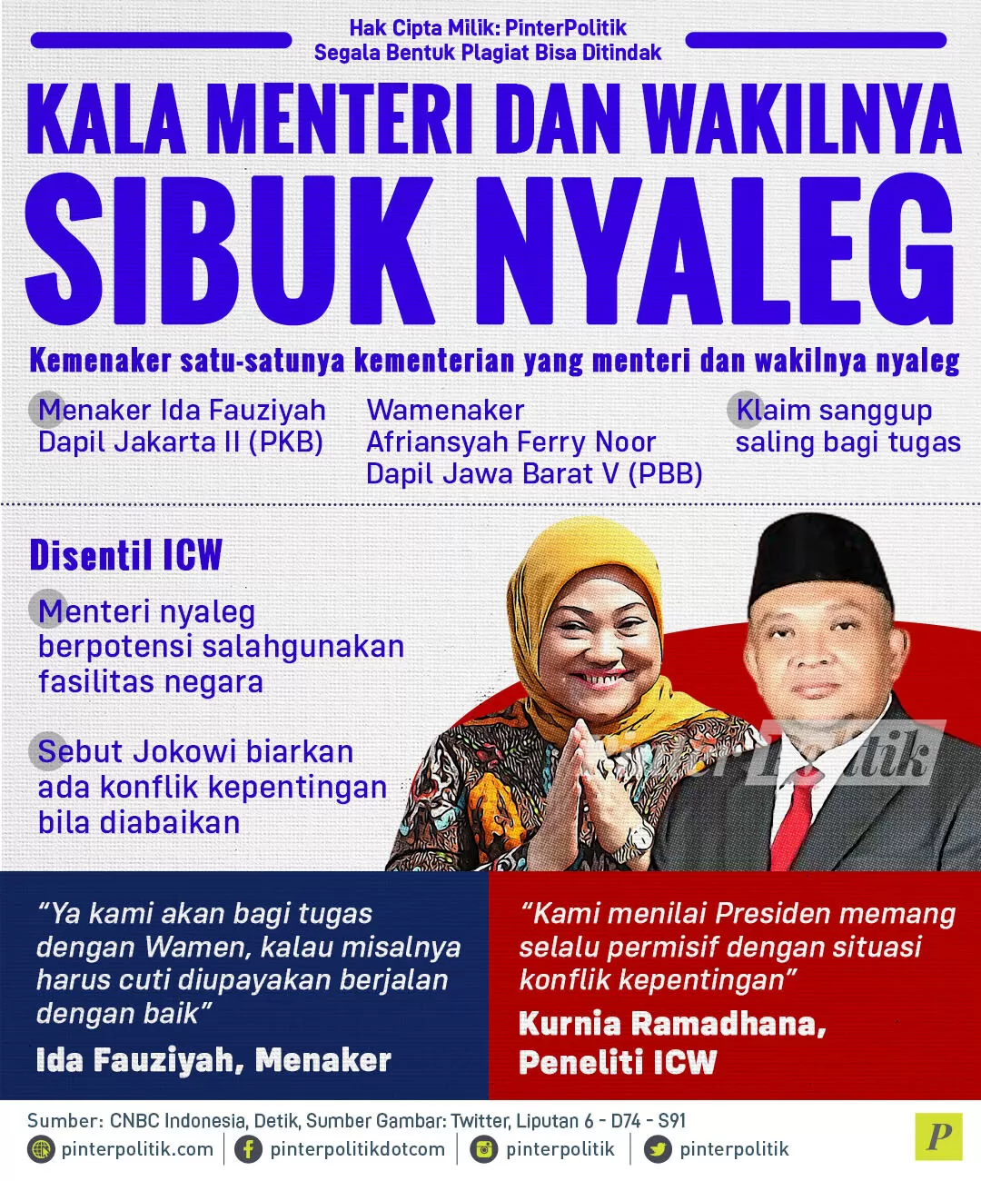 kala menteri dan wakilnya sibuk nyaleg