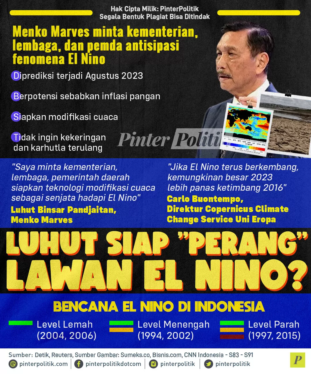 luhut siap perang lawan el nino
