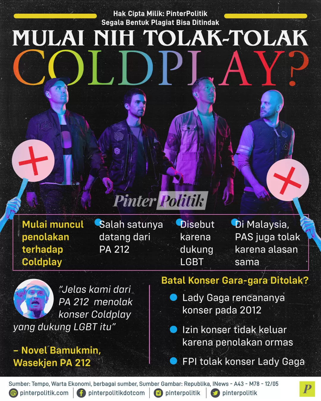 mulai nih tolak tolak coldplay