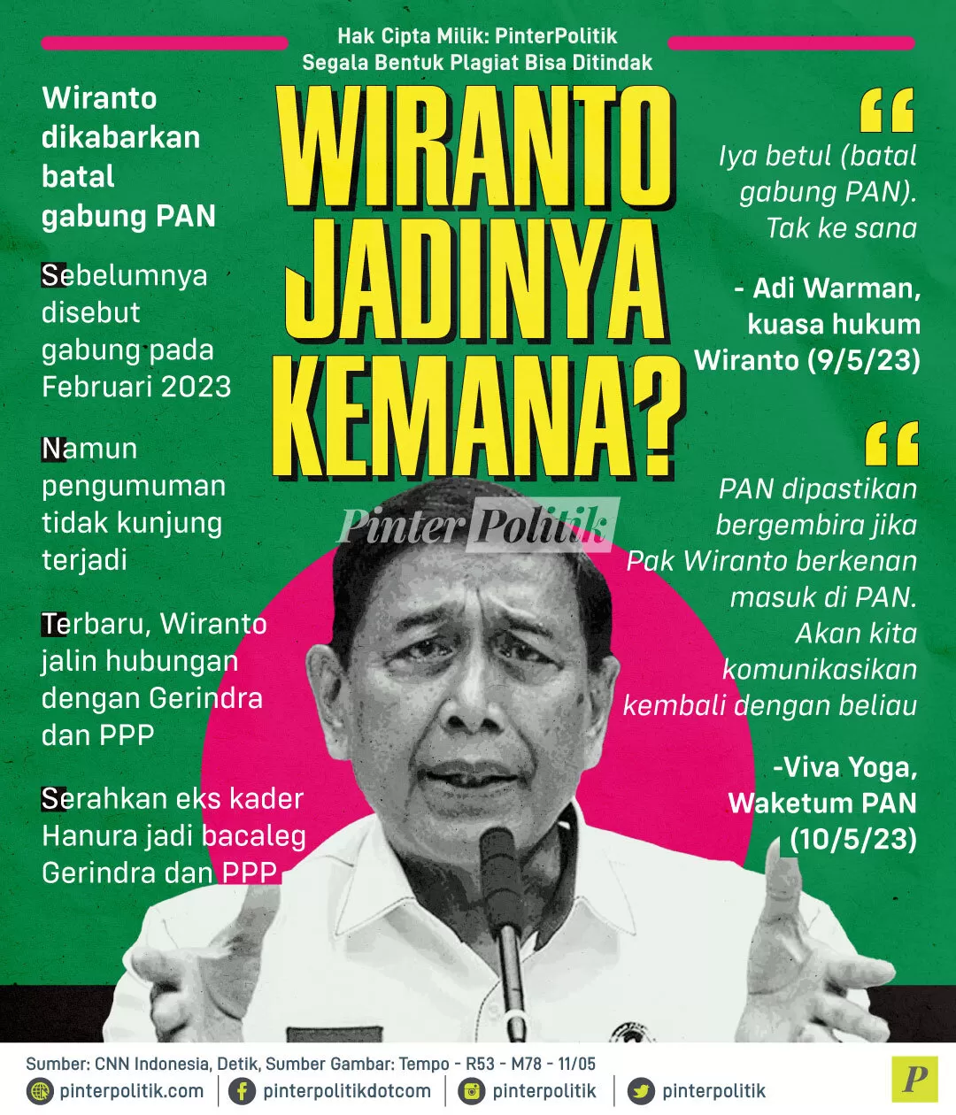 wiranto jadinya kemana
