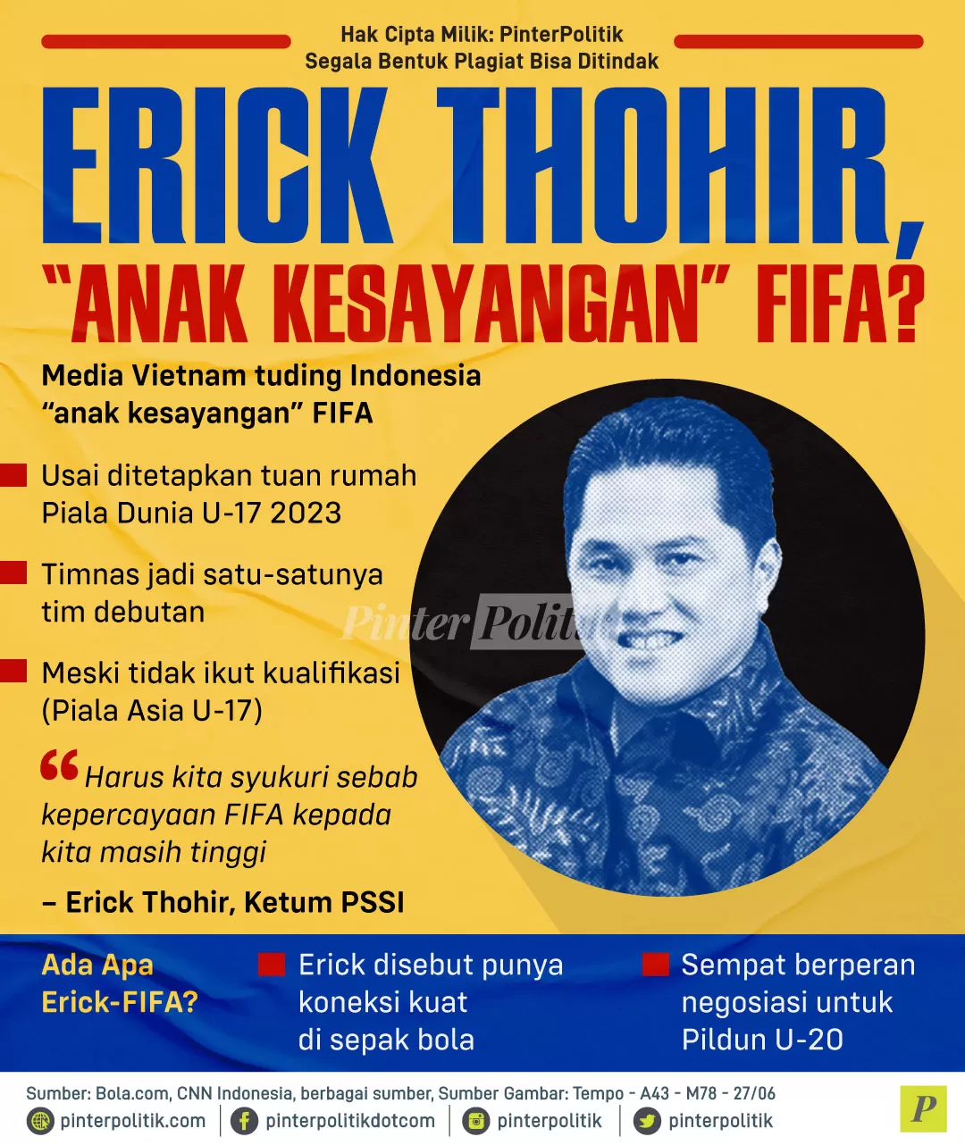 erick thohir anak kesayangan fifa