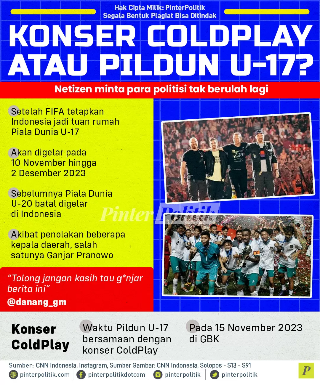 konser coldplay atau pildun u 17