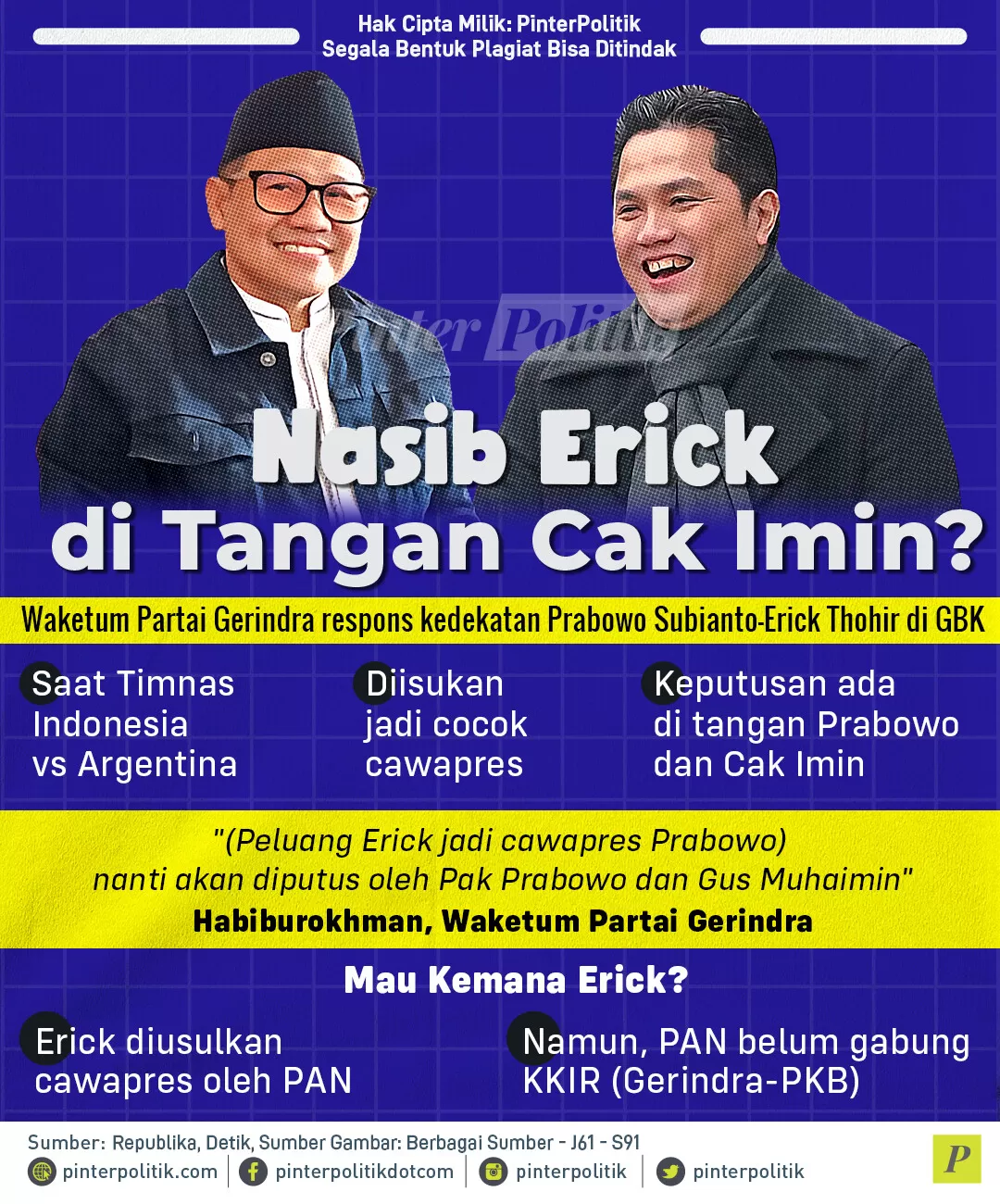 nasib erick di tangan cak imin