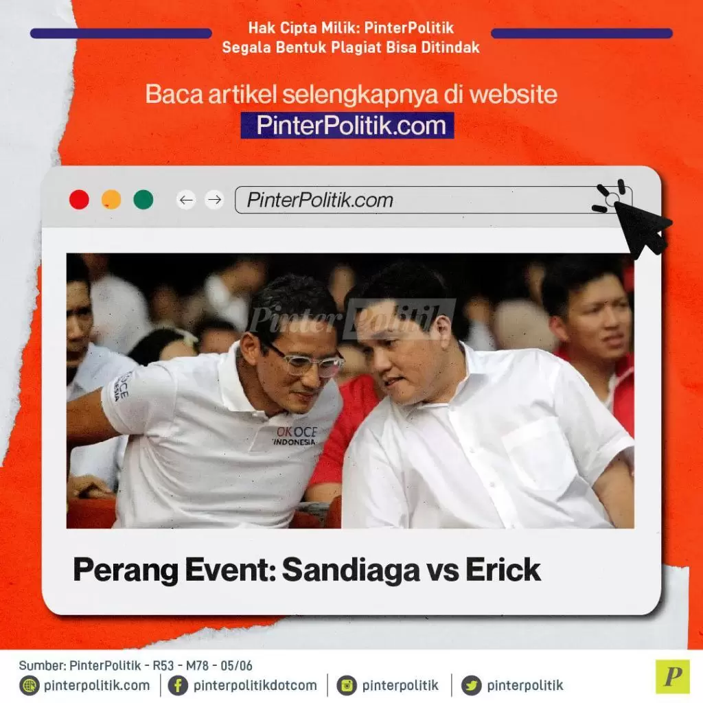 perang event sandiaga vs erick 06
