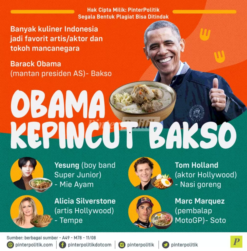 obama kepicut bakso