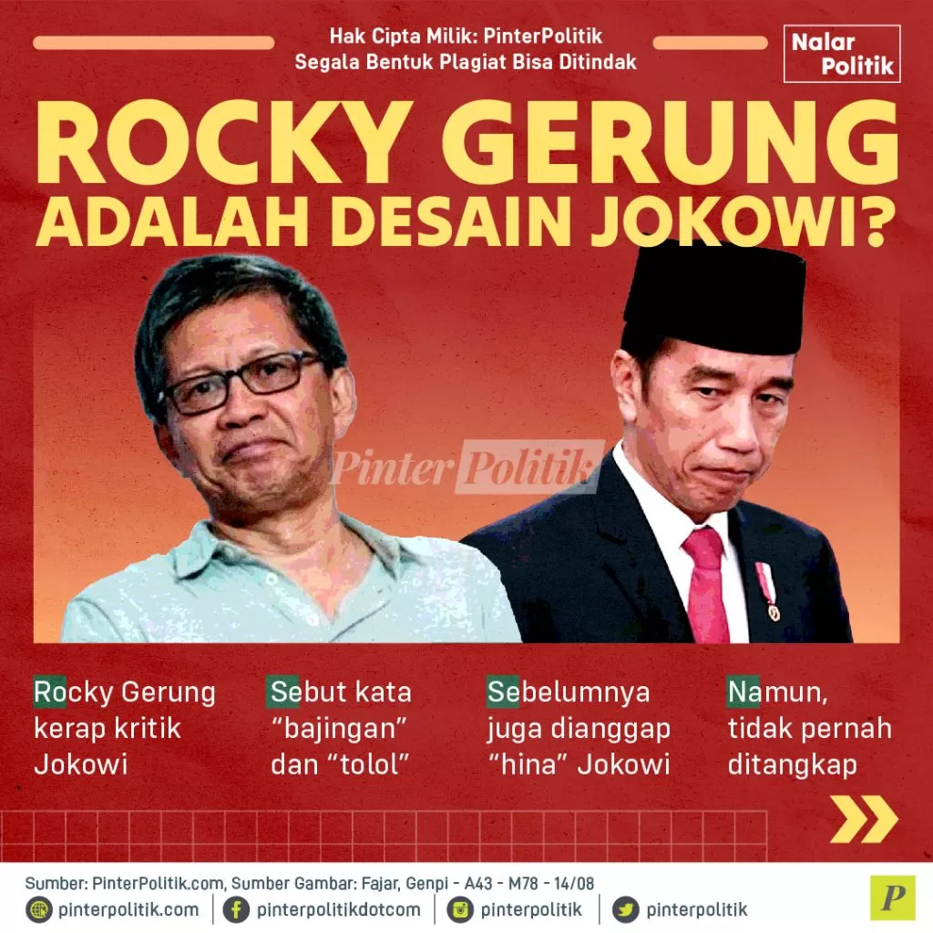 rocky gerung adalah desain jokowi 01