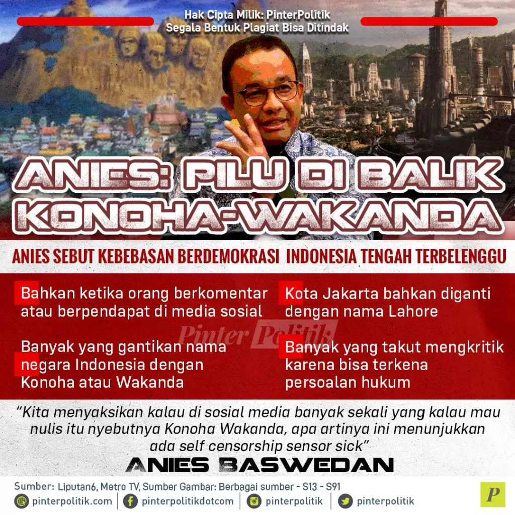 anies pilu di balik konoha wakanda