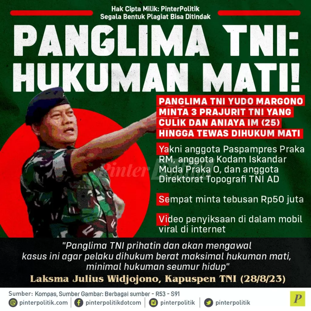 panglima tni hukuman mati