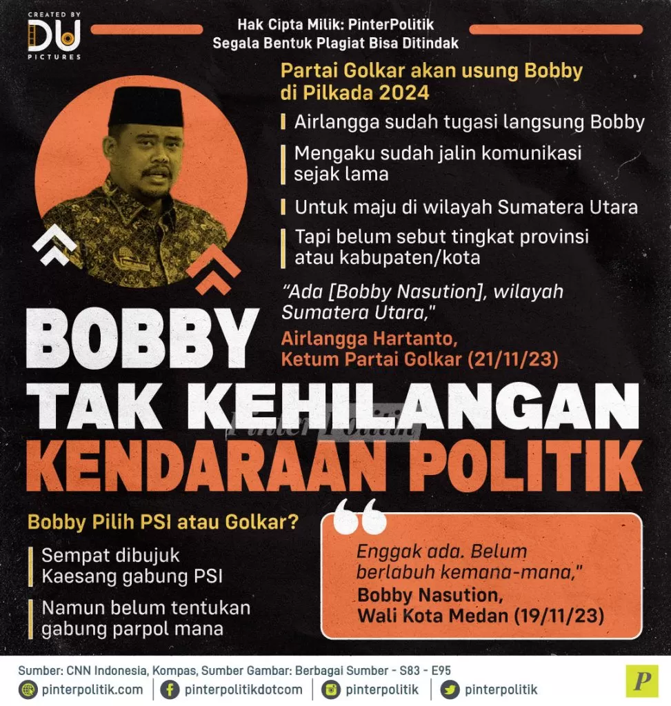 bobby tak kehilangan kendaraan politik