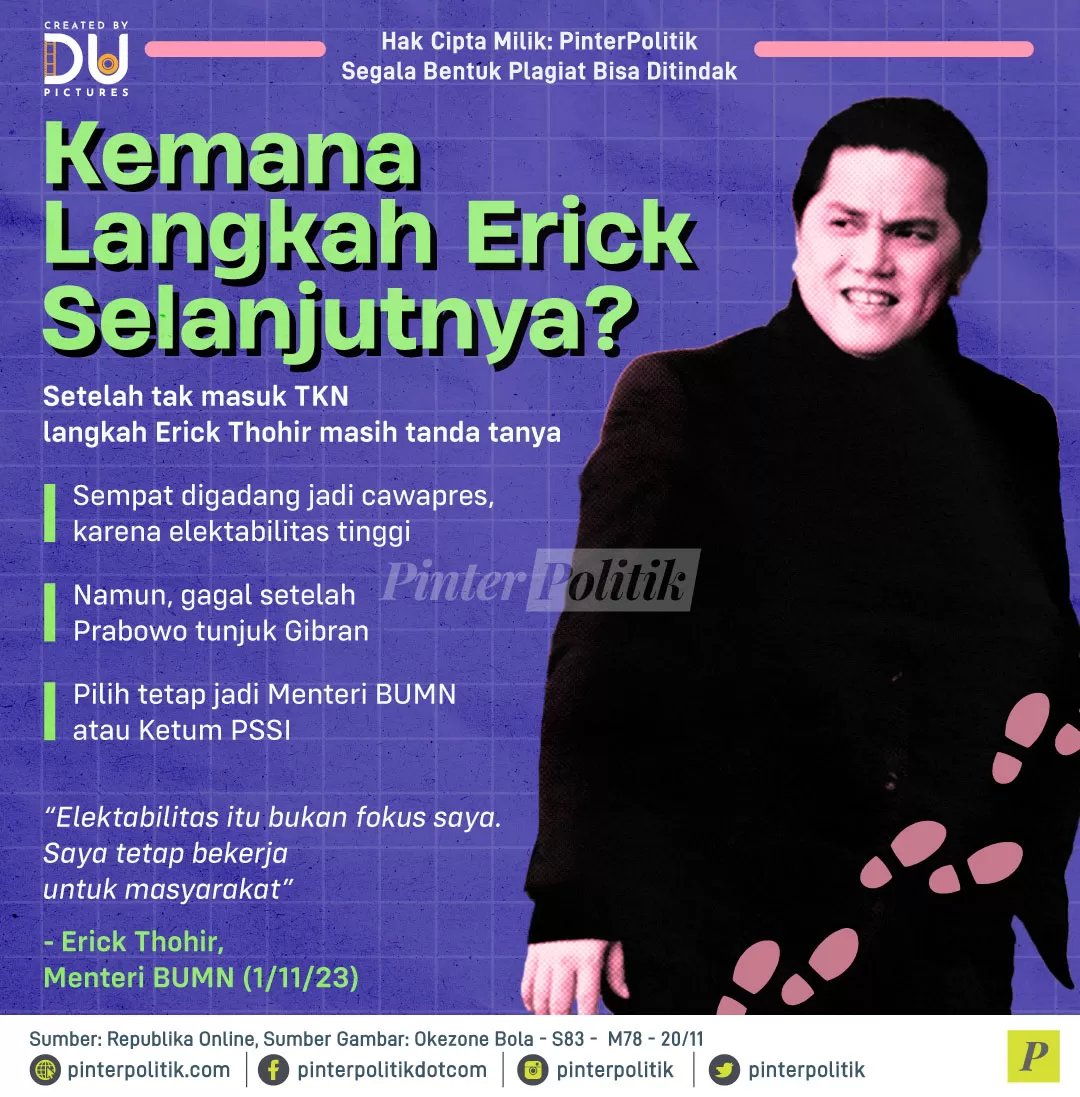 kemana langkah erick selanjutnya