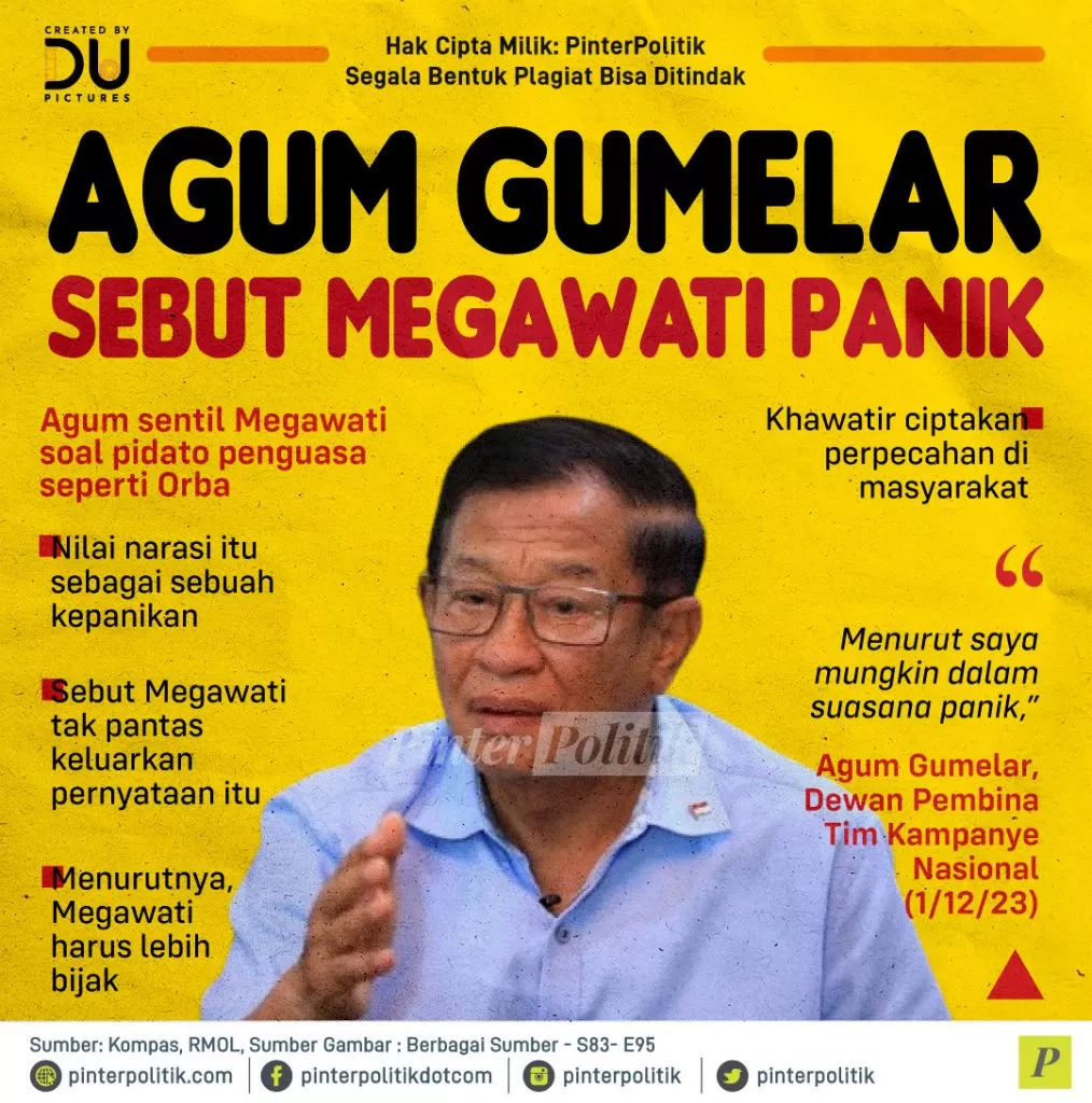 agum gumelar sebut megawati panik