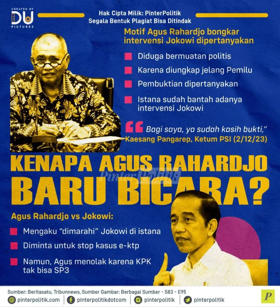 kenapa agus rahardjo baru bicara