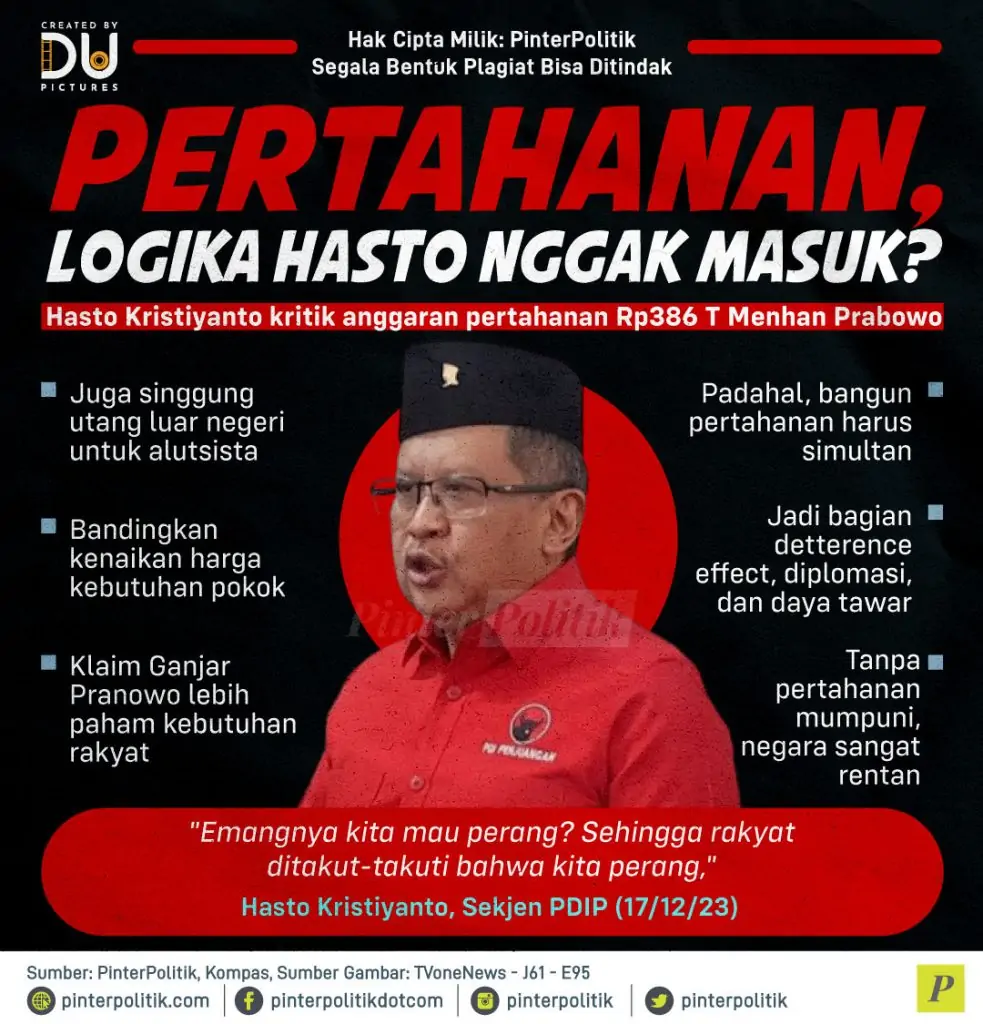 pertahanan logika hasto nggak masuk