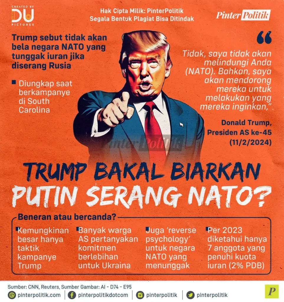 trump bakal biarkan putin serang nato
