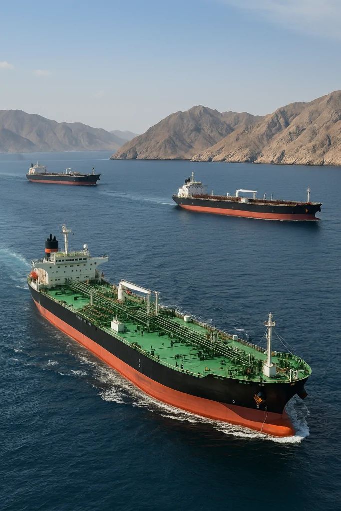 20250623 1724 selat hormuz tanker kapal simple compose 01jye4zc8rfcts8xy73nmd6wc0