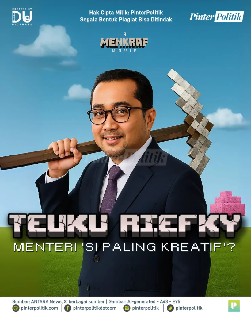 teuku riefky, menteri ‘si paling kreatif