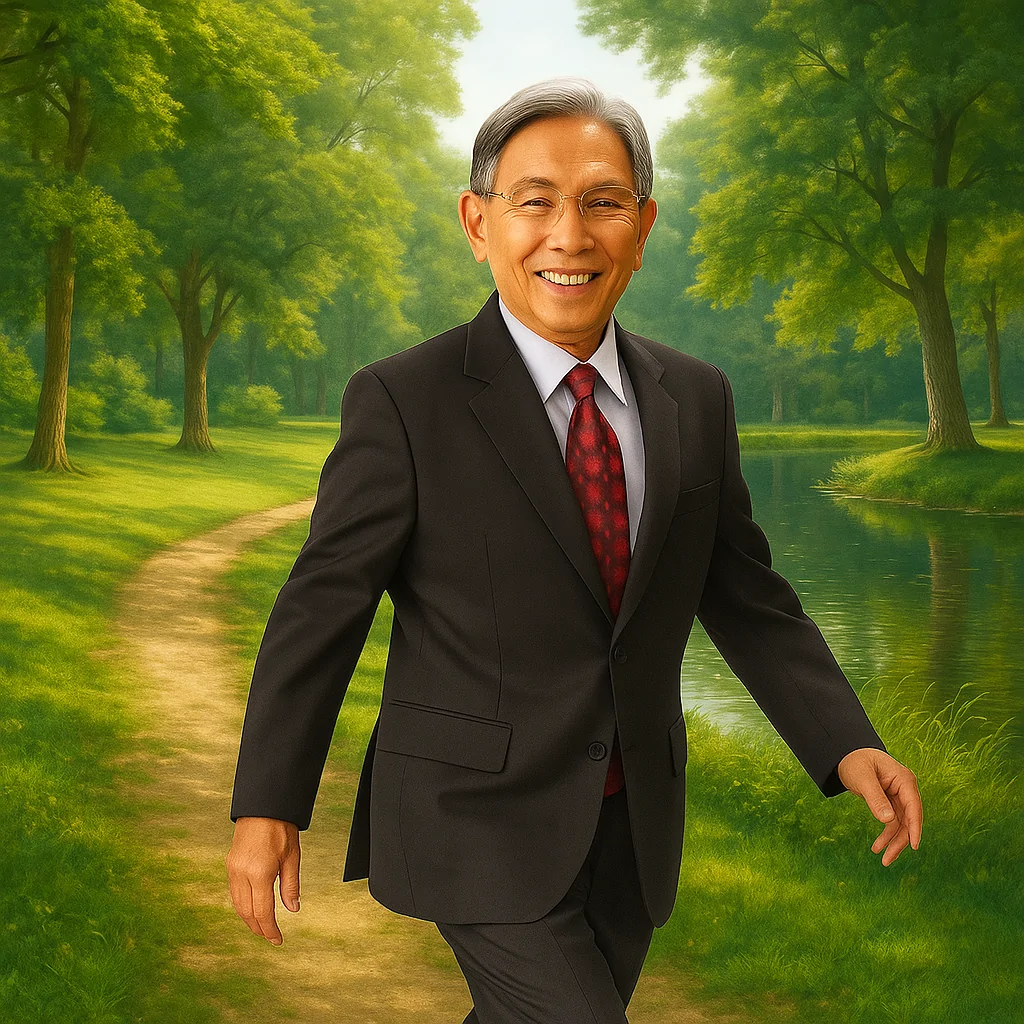 20250729 1749 walking in park remix 01k1awnh83fdes1ehyfnfvyyak