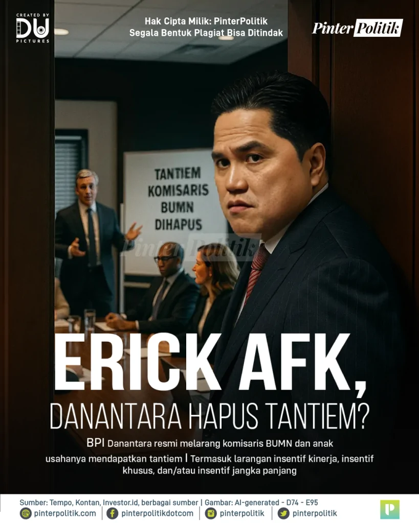erick afk danantara hapus tantiem 1