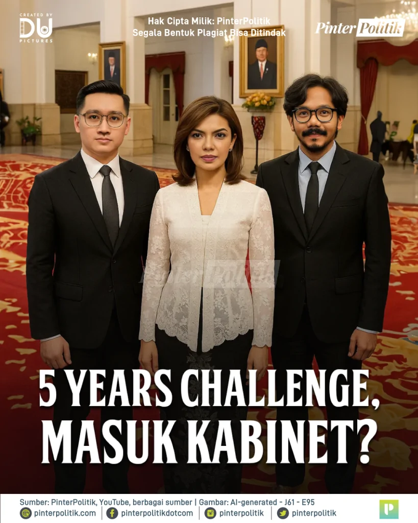 5 years challenge, masuk kabinet 1